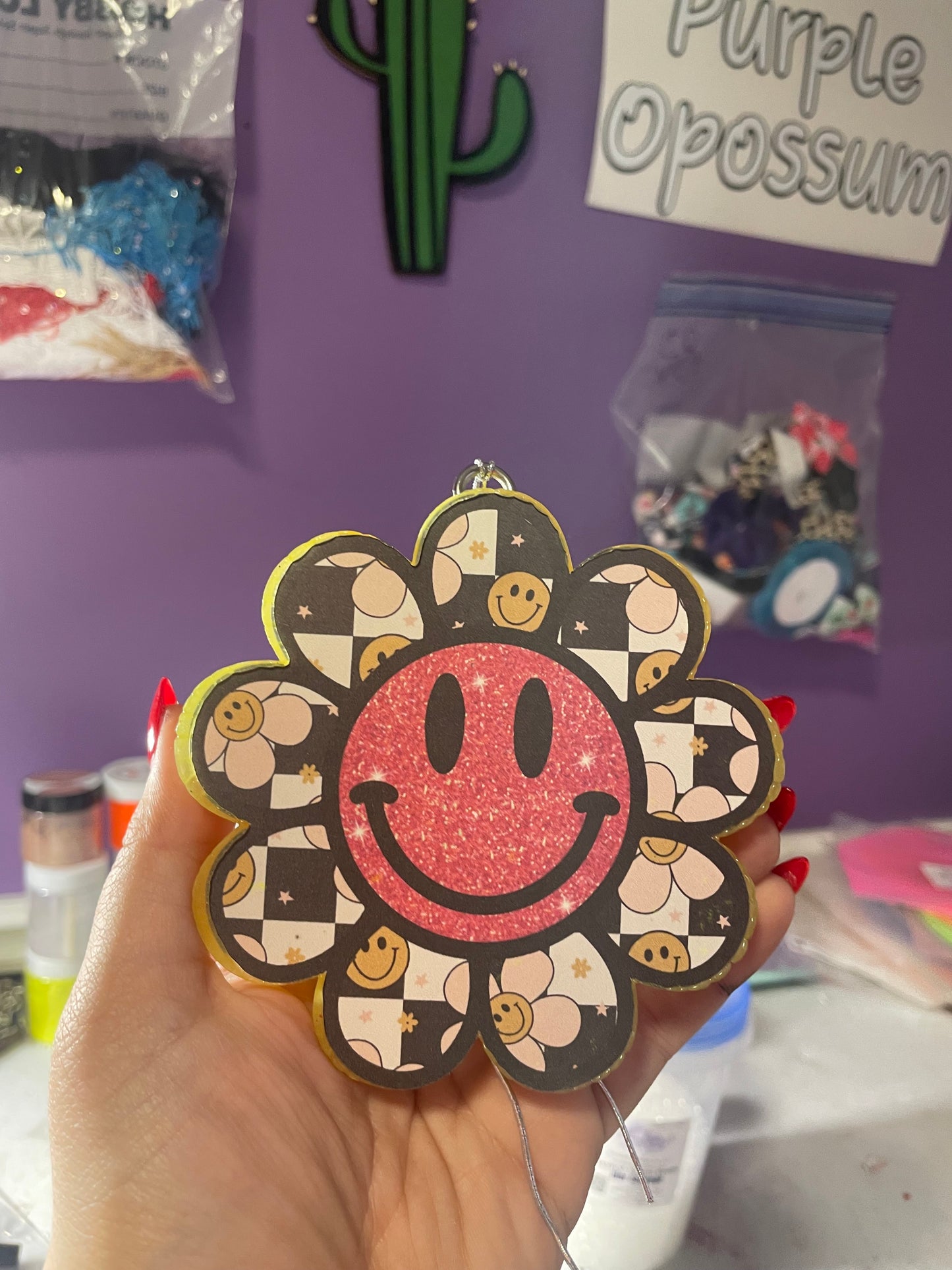 FLOWER W/CARDSTOCK