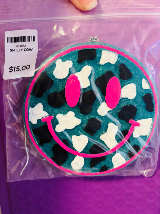 Smiley cow print