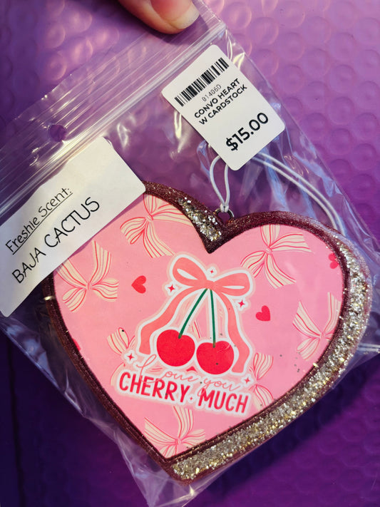 Convo heart cardstock