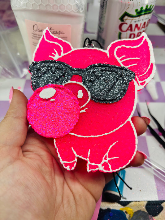Pig with bubble