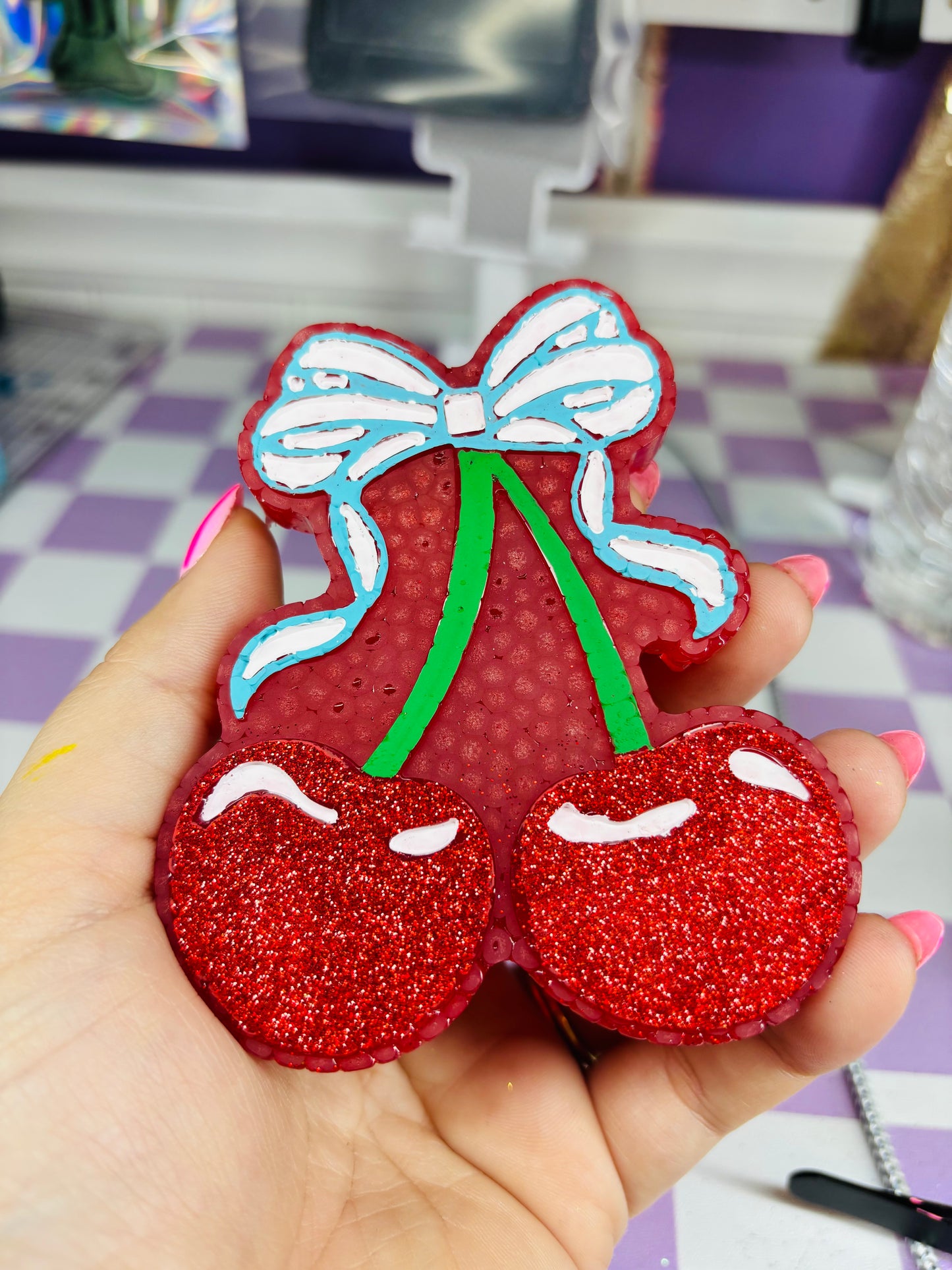 Cherries with Bow