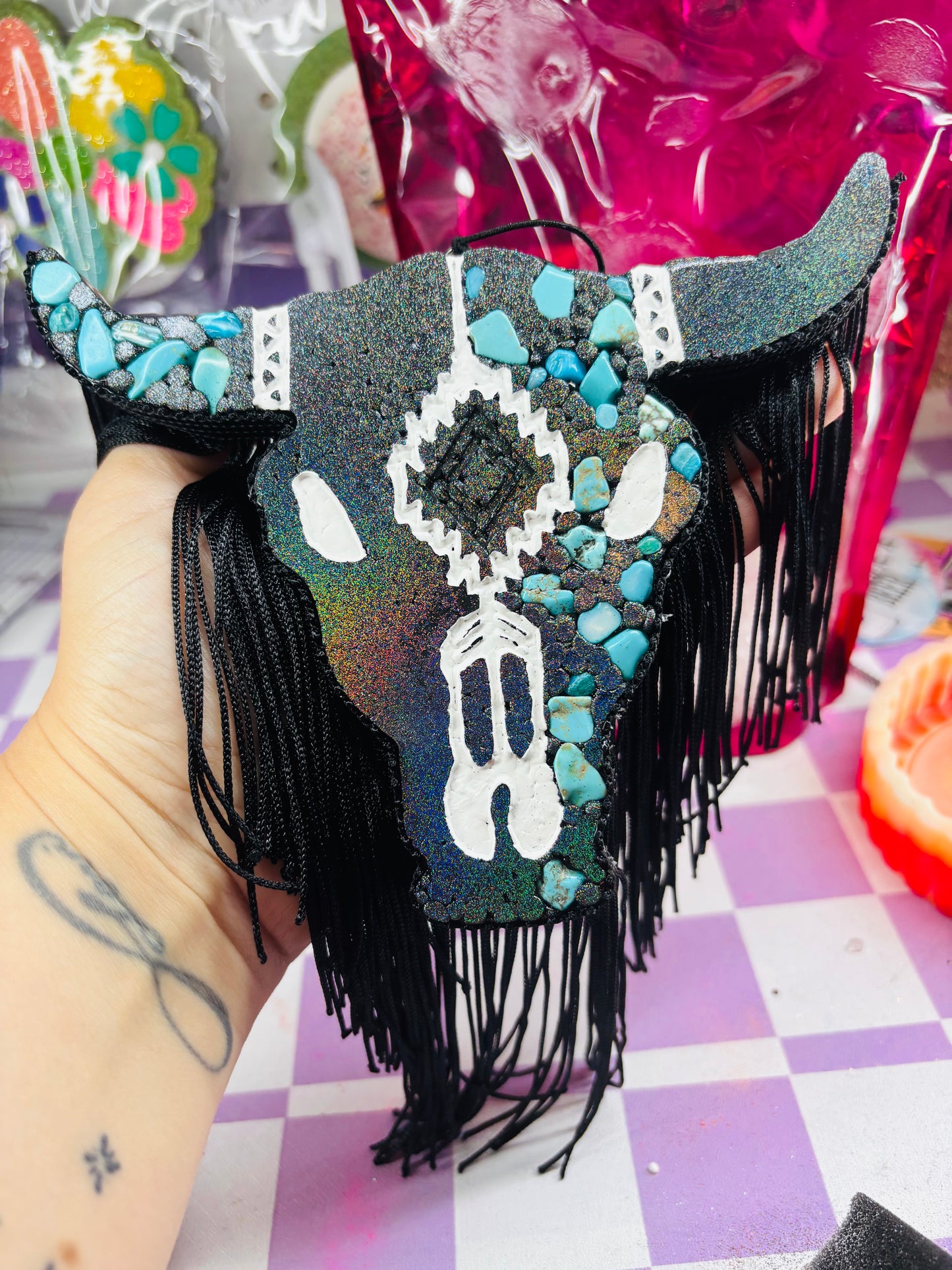 Boujee Bull Skull