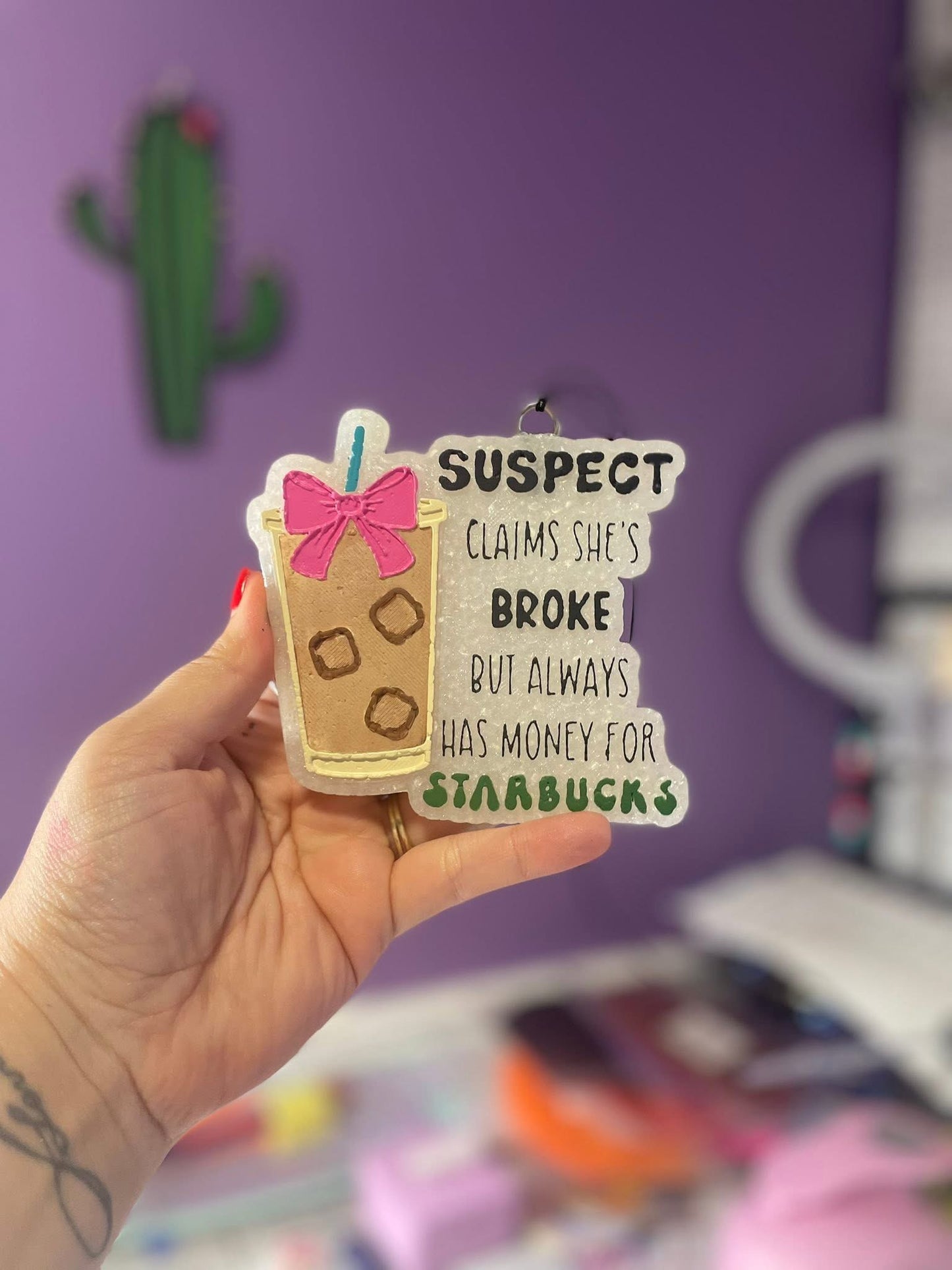 Claims she’s broke
