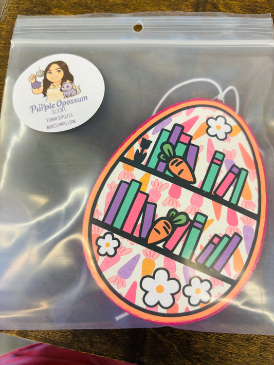 Cardstock Egg Bookshelf