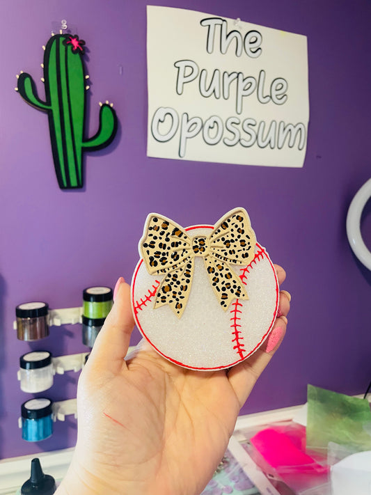 Baseball/Softball with bow