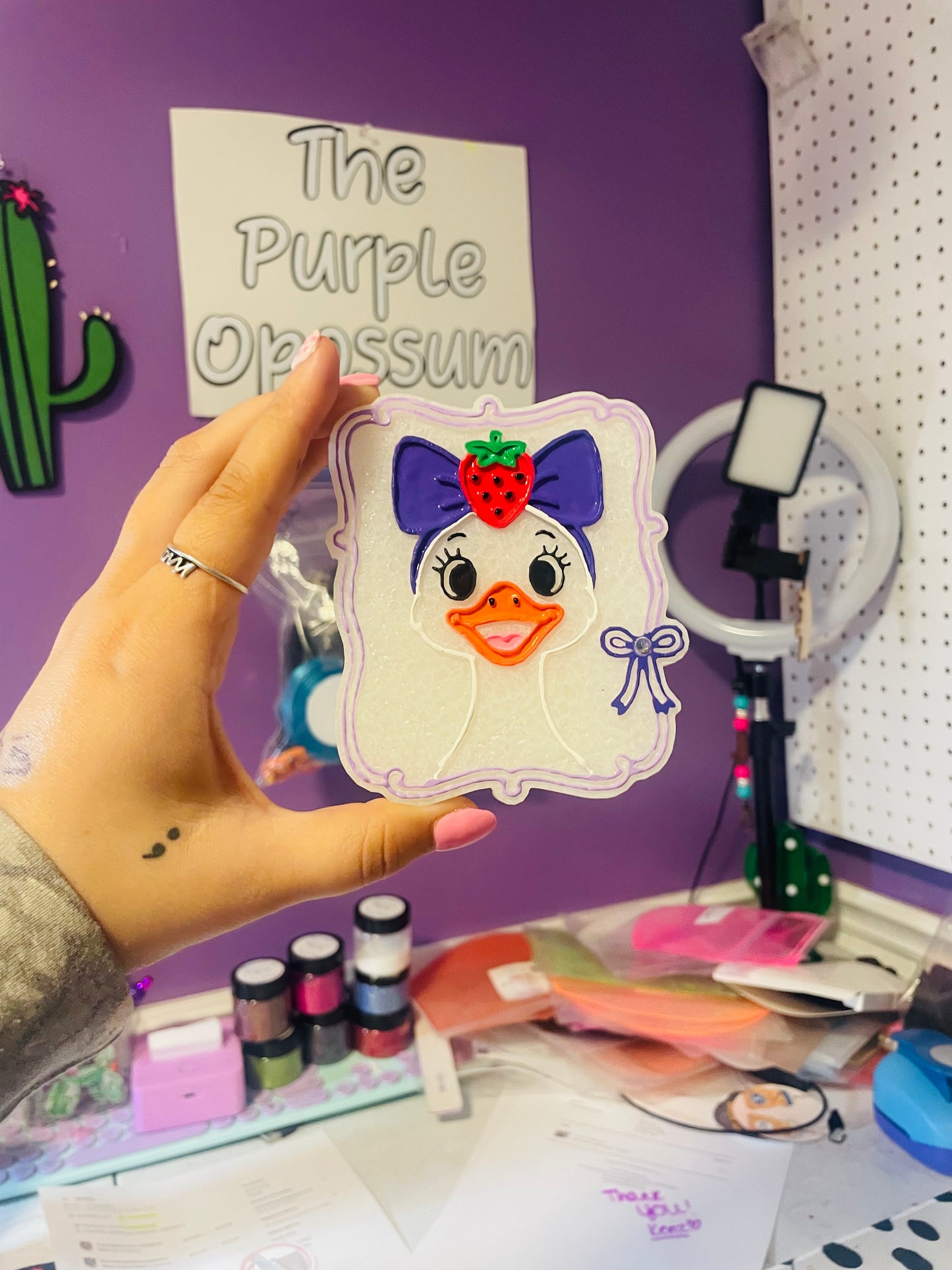 Goose in a frame