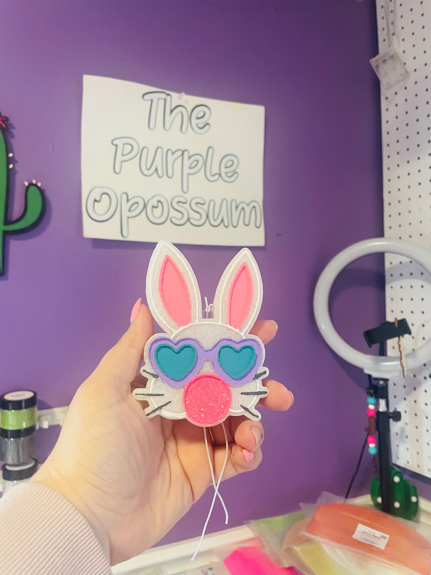 Bunny with glasses