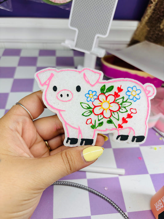Floral Pig
