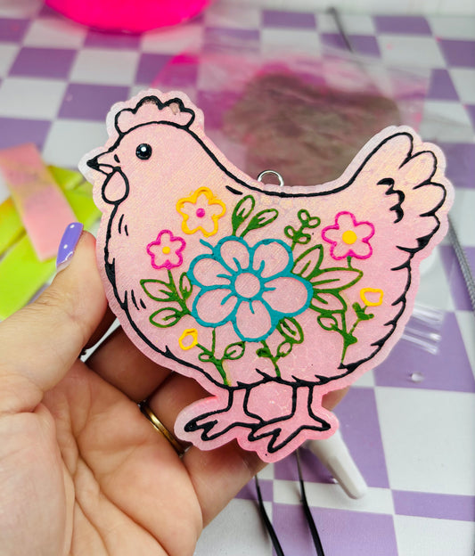 Floral Chicken